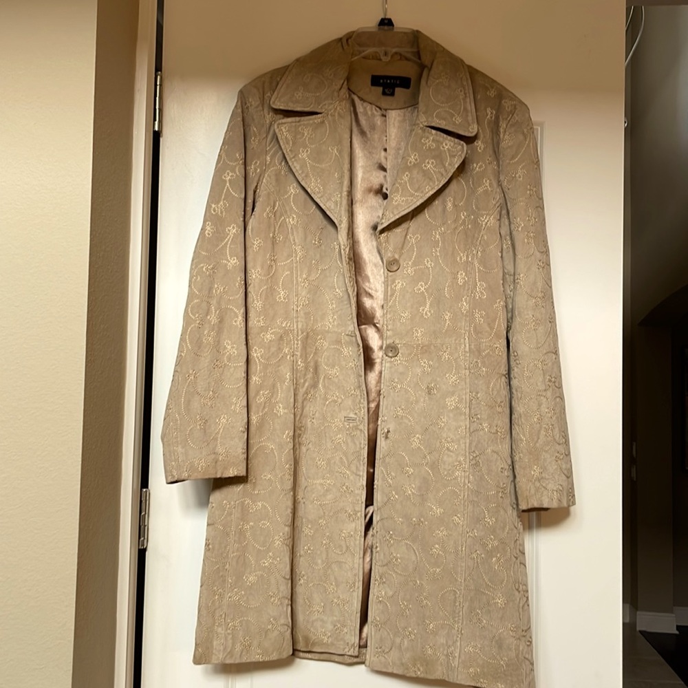 Static Genuine Leather Jacket | Size L | Color Tan